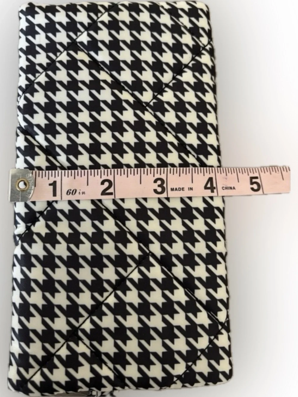 Lug Saunter & Sway Duffel & Pouch Set NWT. Micro Houndstooth